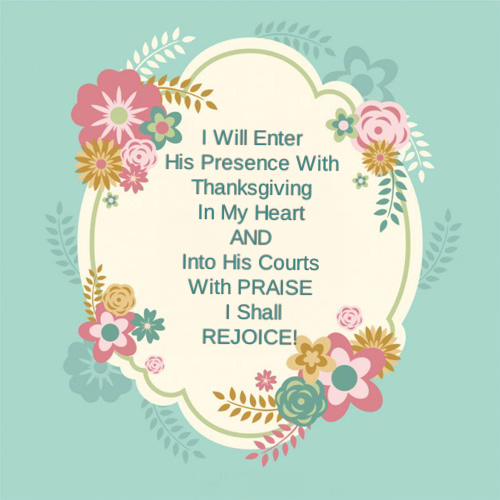 Enter His Presence