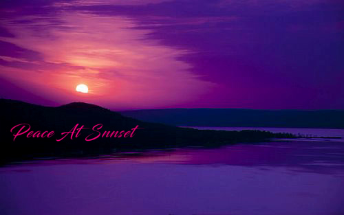 Peace At Sunset - 1