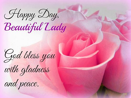 To A Beautiful Lady