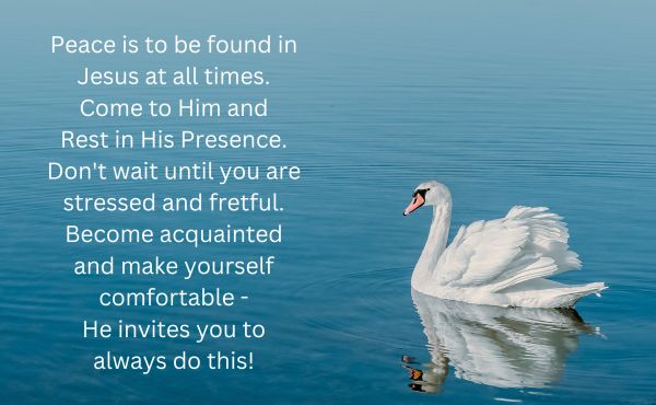 Peace Found In Jesus