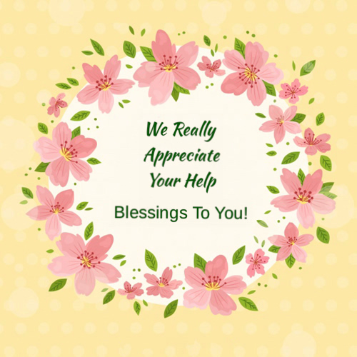 We Really Appreciate