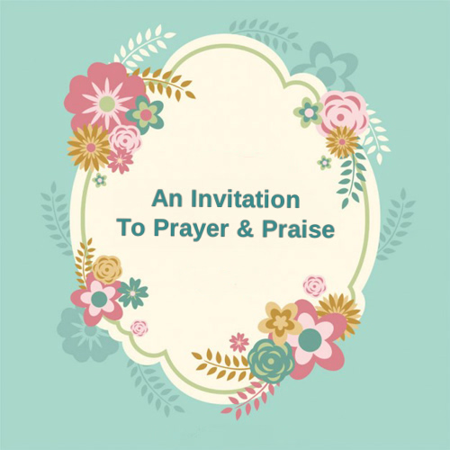 Prayer Time Invitation