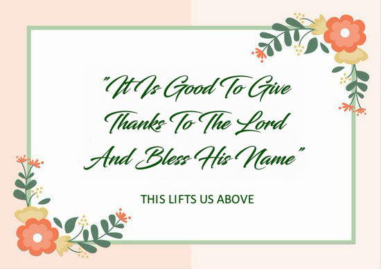 Lifts Us Above