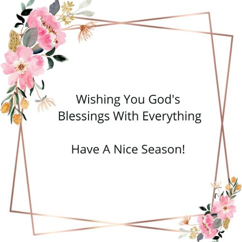 Wishing You Blessings  - !
