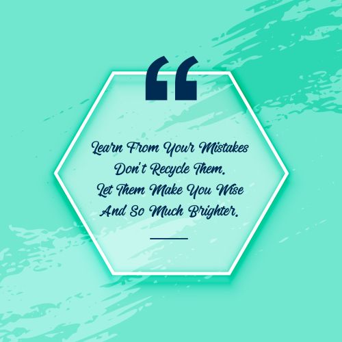 Learn From Mistakes