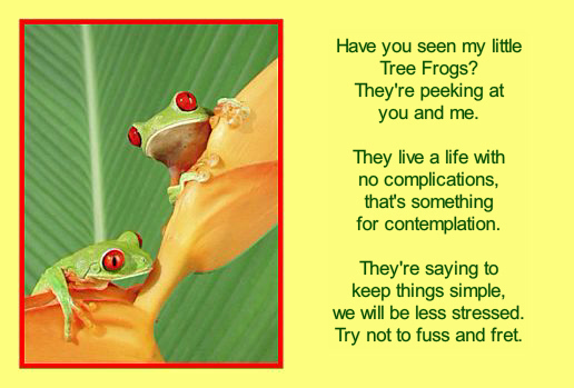 Frog Sense Makes Sense