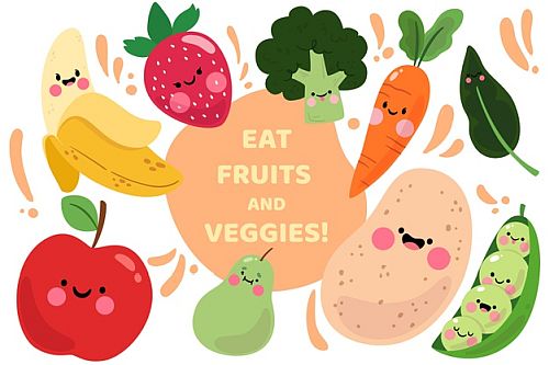 Friendly Cute Foods - 1