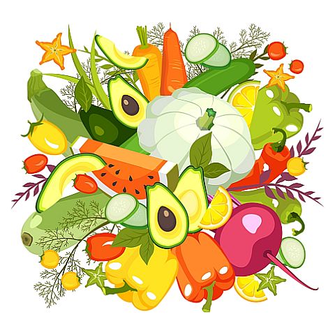 Colorful Veggies -1